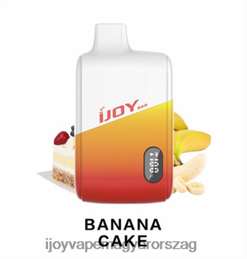 iJOY Bar IC8000 egyszer használatos Z424R8176 - iJOY Vape Flavors banán torta
