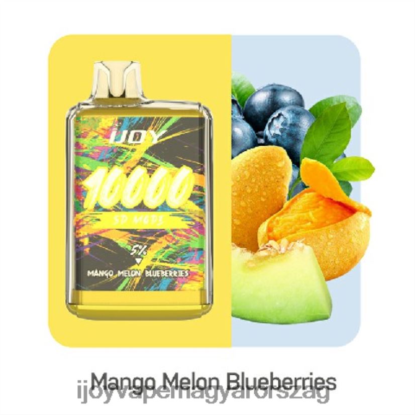 iJOY Bar SD10000 egyszer használatos Z424R8166 - iJOY Vape Flavors mangó dinnye áfonya